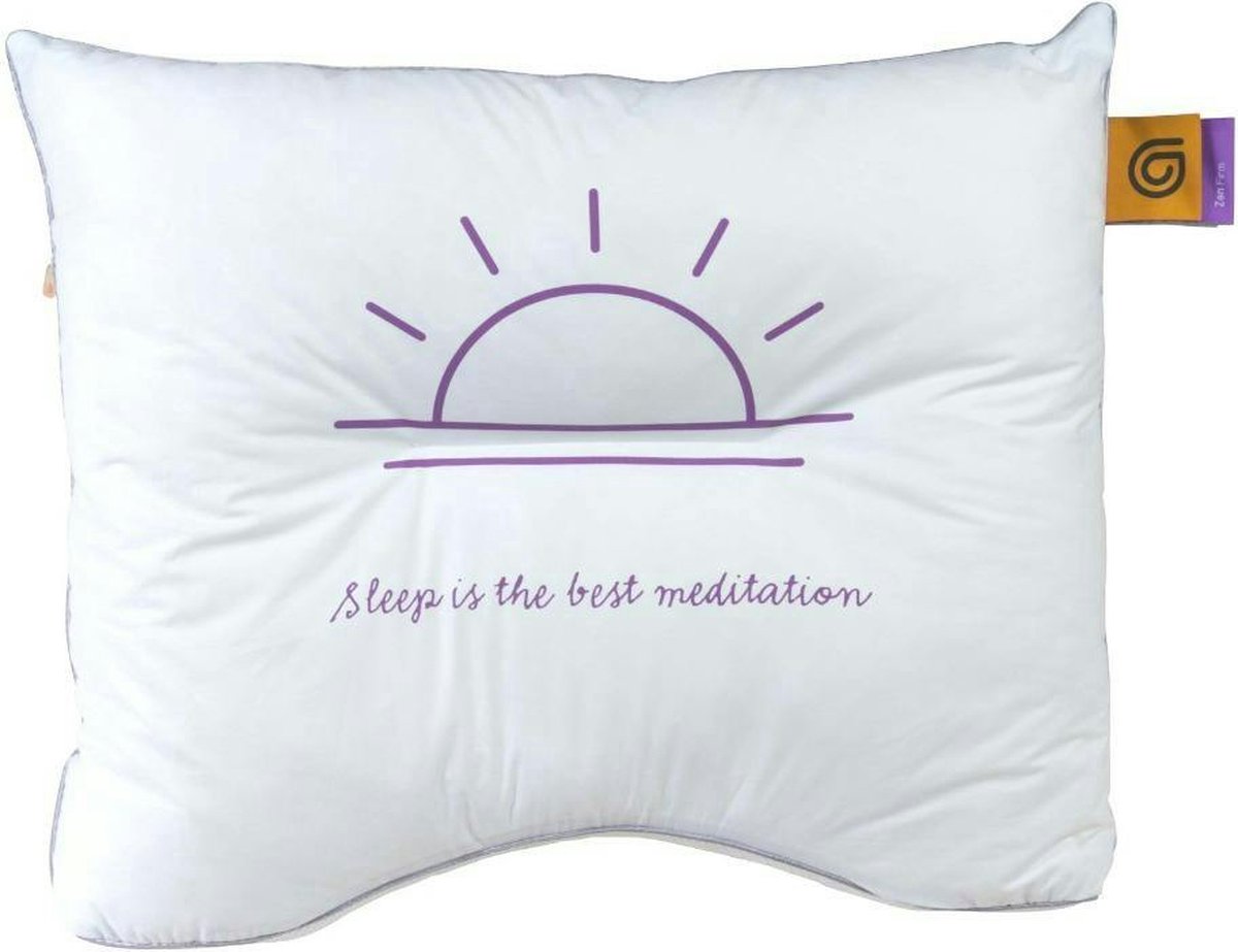 Gilder Ergonomisch kussen - White Effen Perkalkatoen - 60 x 60 cm - Anti-allergisch/Hotelkwaliteit/Luchtdoorlatend/Machinewasbaar - HKG4854-60 x 60 cm