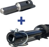 Adaptateur de foret embout 7/16″ à 20 mm avec foret CQ303 ø80mm