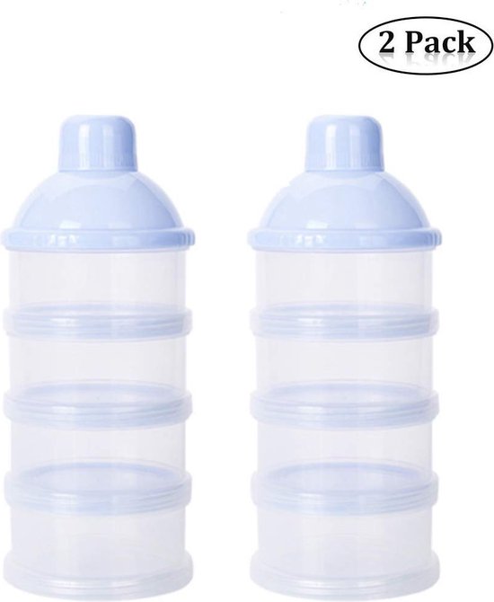 Melkpoederdispenser. Verzegelde poedercontainer, draagbare bewaardoos voor melkpoeder voor voedsel. Vochtbestendige afdichting voor het bewaren van melkpoeder en voedsel. (2.3 L