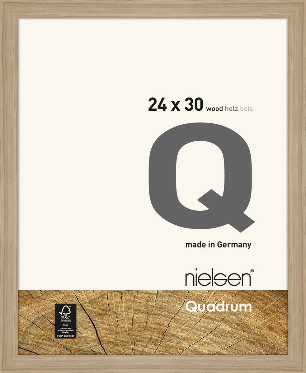 Nielsen Quadrum Houten Fotolijst Oak Natural 24x30cm