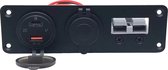 Bol.com ProRide Accu stekker + USB/USB C en 12V Stopcontact - Inbouw - 12/24V - 50A - QC3.0 - Blauw - Stopcontact Auto Boot en C... aanbieding