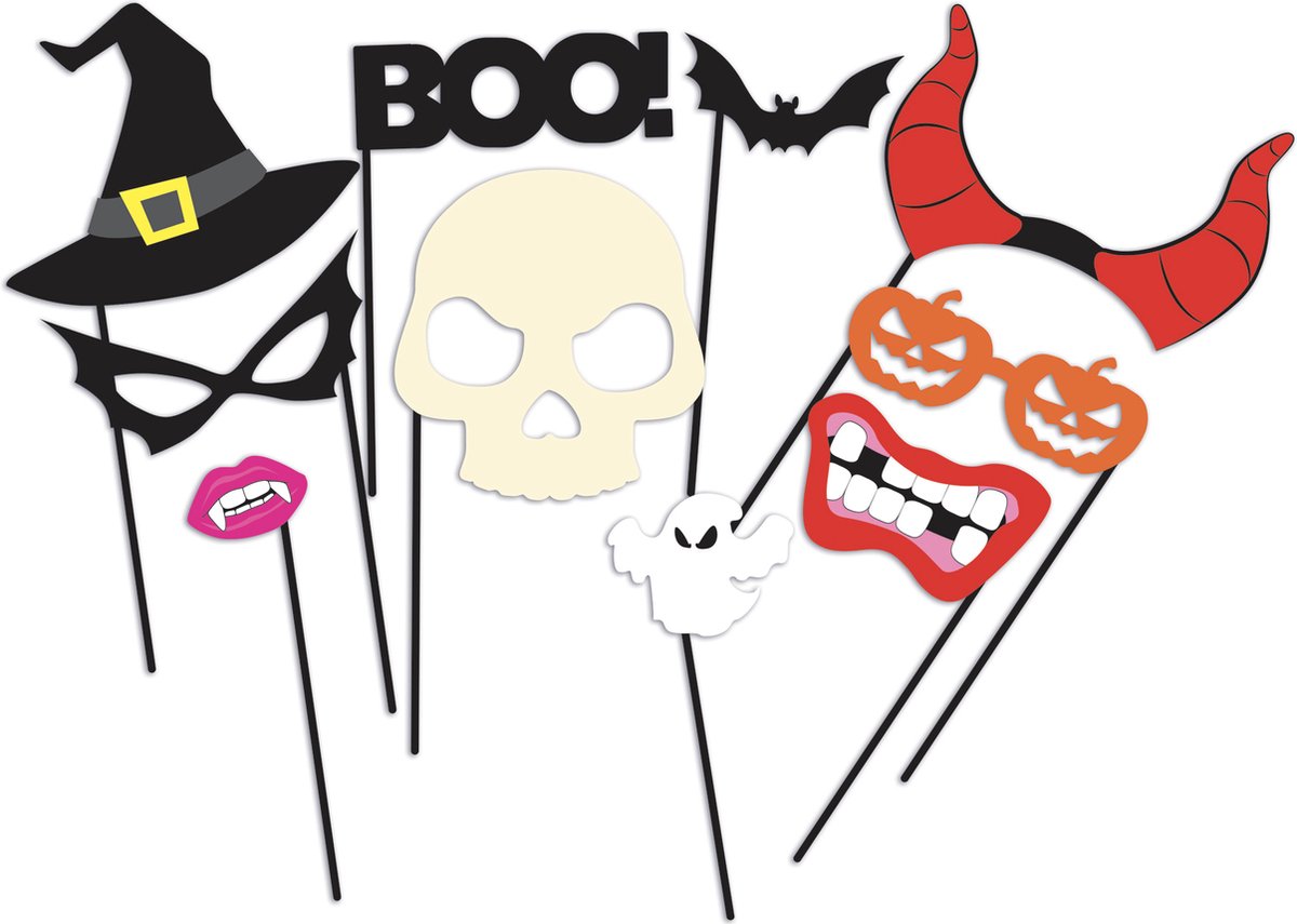 RUBIES FRANCE - Photobooth 10 Halloween rekwisieten