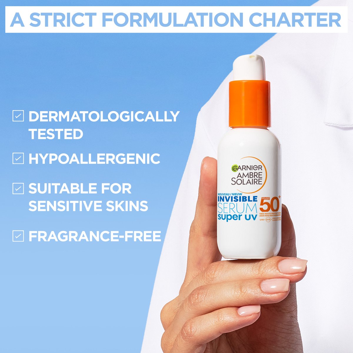 Garnier Onzichtbaar Zonnebrand creme met hoge bescherming SPF50+ - Afbeelding 6