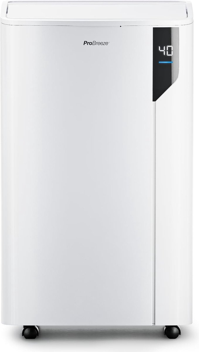 Pro Breeze 20L/dag Luchtontvochtiger tot 35m2 – Wasdroogfunctie Koolstoffilter Grote 5.5L Tank Vochtigheidssensor Verwijderd Schimmel Damp en Vocht – Dehumidifier voor Thuis Garage Kelder of Slaapkamer – Incl Afvoerslang