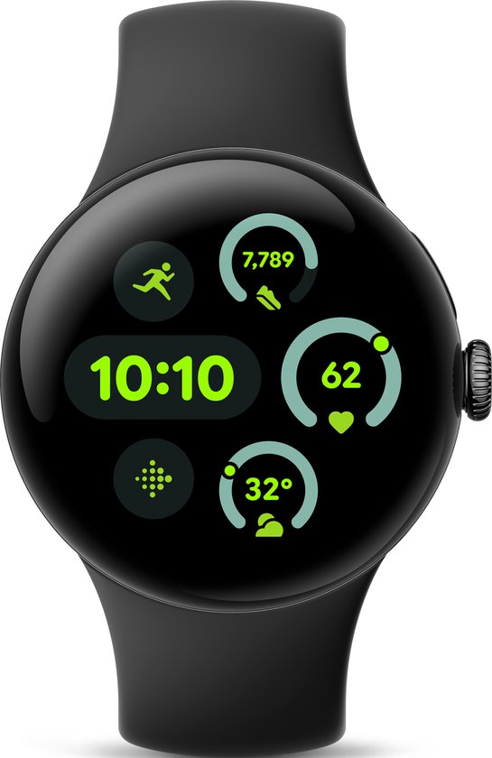 Google Pixel Watch 3 – Smartwatch – 41mm – Zwart/Zwart