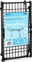 Bol.com Debora opvouwbare staande wasdroger - zwart - 19 meter aanbieding
