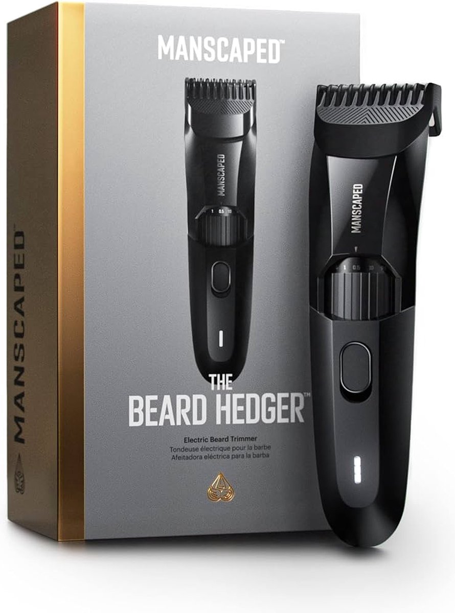 MANSCAPED - The Beard Hedger - Precisietrimmer voor gezichtshaar - Waterdicht & draadloos - incl. trimkopstuk & reistas