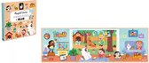 Janod - Magneti Stories Huisdieren – Educatieve Magneetset Met 30 Magneten – Magneetboek - Fantasierijk Speelgoed - Geschikt Voor Kinderen Vanaf 3 Jaar