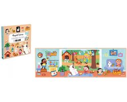 foto van Janod - Magneti Stories Huisdieren – Educatieve Magneetset Met 30 Magneten – Magneetboek - Fantasierijk Speelgoed - Geschikt Voor Kinderen Vanaf 3 Jaar