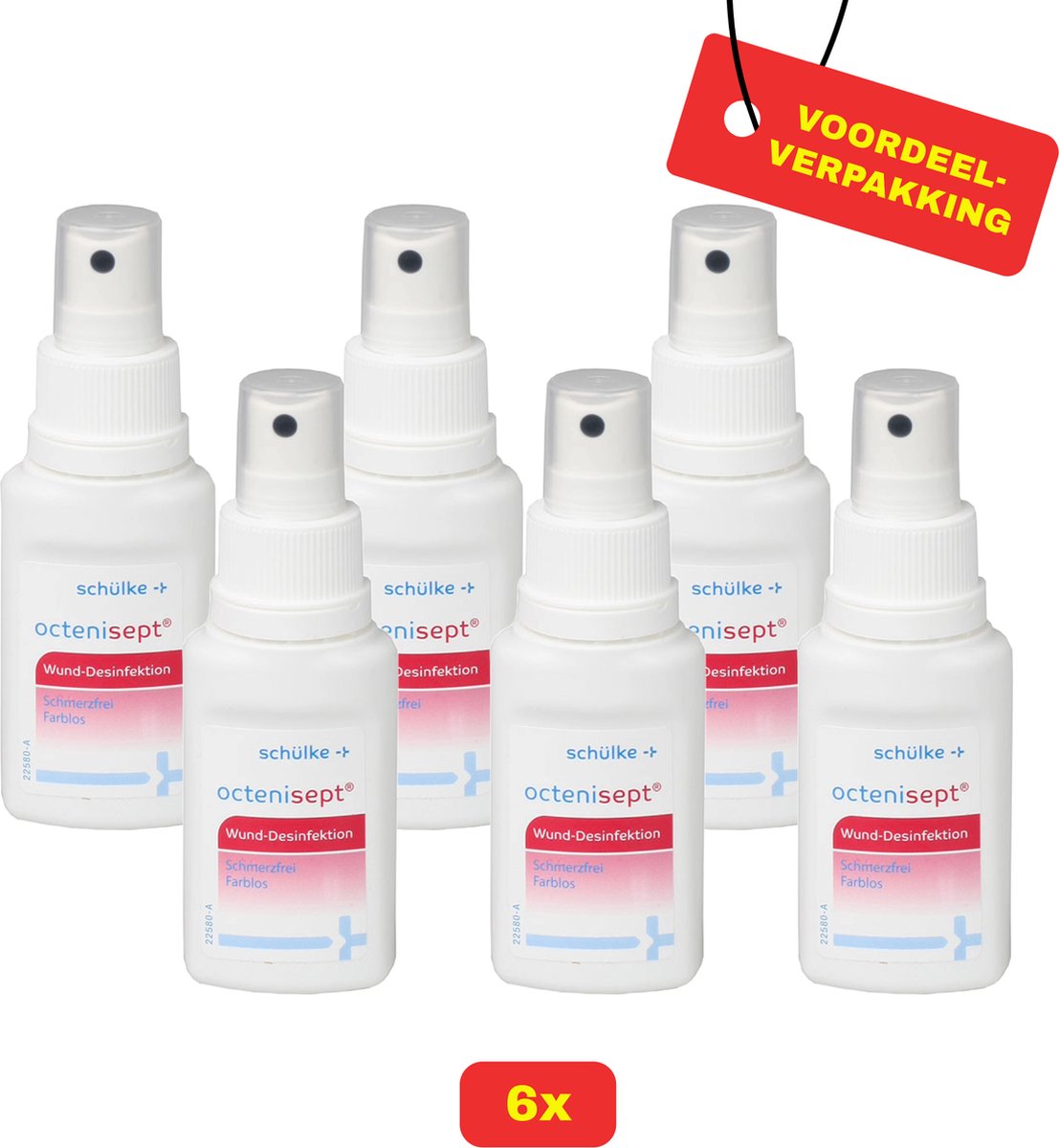 Goedkoopste 6X Octenisept Wondreiniging - 6x 50ml - Voordeelverpakking!