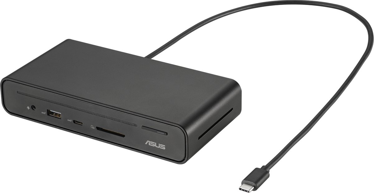 ASUS Triple Display USB-C Dock DC300 - Laptop-dockingstation - USB 3.2 Gen 2 (3.1 Gen 2) Type-C - Zwart thumbnail 8