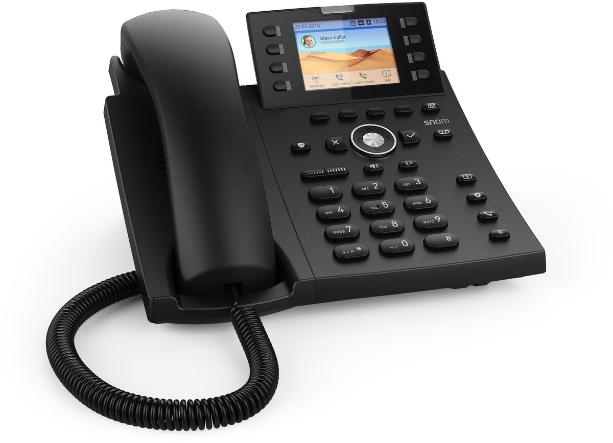 Snom D335 IP telefoon Zwart TFT