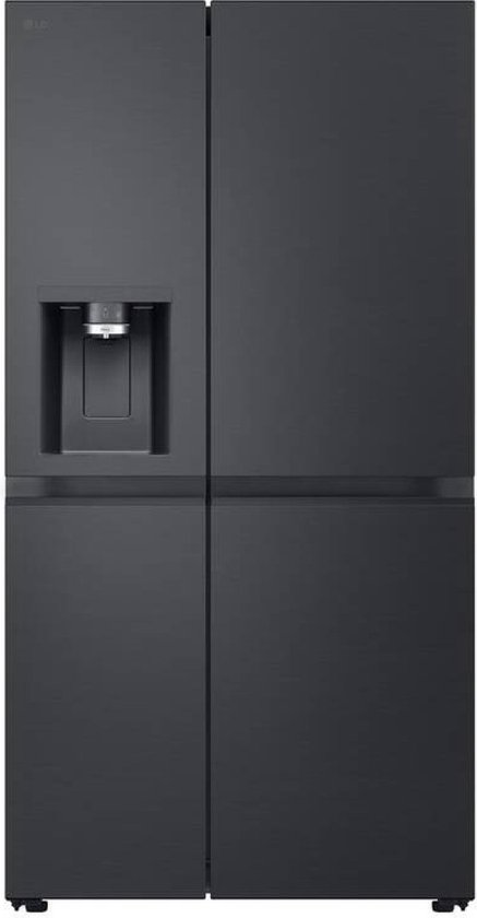 LG GSLE91EVAC - Amerikaanse koelkast - Zwart