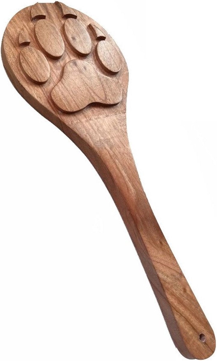 Goedkoopste Black Label - Wooden Wolf Paw Paddle