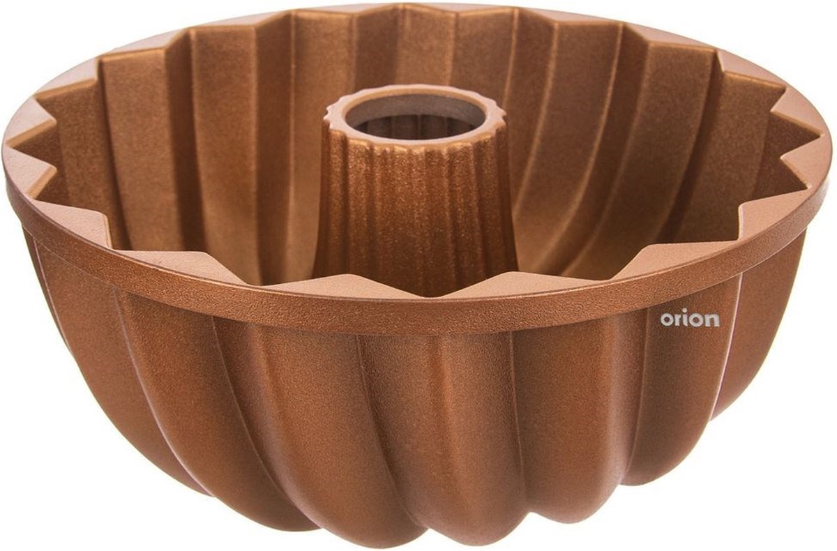 Tulbandvorm Antiaanbaklaag met Schoorsteen MARISSA 24 cm - Tulband Bakvorm