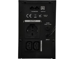 Mediacom M-UPS1301D UPS Line-interactive 1,3 kVA 720 W 3 AC-uitgang(en)