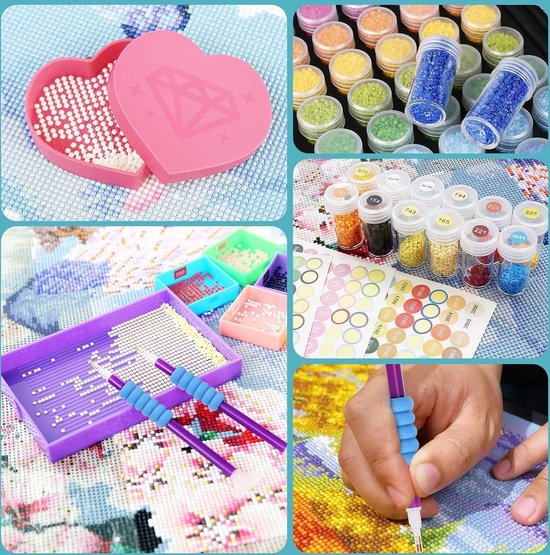 Diamond Painting Accessoires - Opbergdoos voor Diamantschilderij - 70 ...
