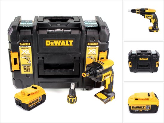 DeWalt DCF 620 NT accu-droogbouwschroevendraaier 18 V 30 Nm borstelloos + 1x accu 4.0 Ah + TSTAK - zonder oplader