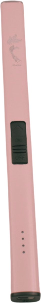 Goedkoopste Flam Lange USB Oplaadbare Elektrische Plasma Aansteker - Vlamloos - Voor Keuken, Kaars, BBQ, Openhaard - In en Outdoor - Chique Design - roze