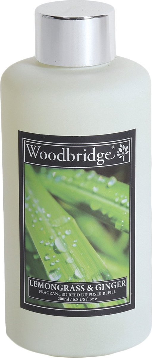 Woodbridge geurstokjes navulling 200ml - Lemongrass & GInger