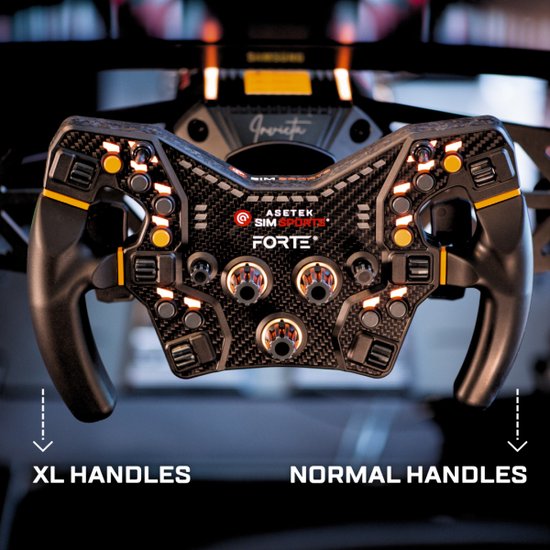 Asetek XL Handles - Racesim Accessoires Zwart van Asetek — afbeelding 4