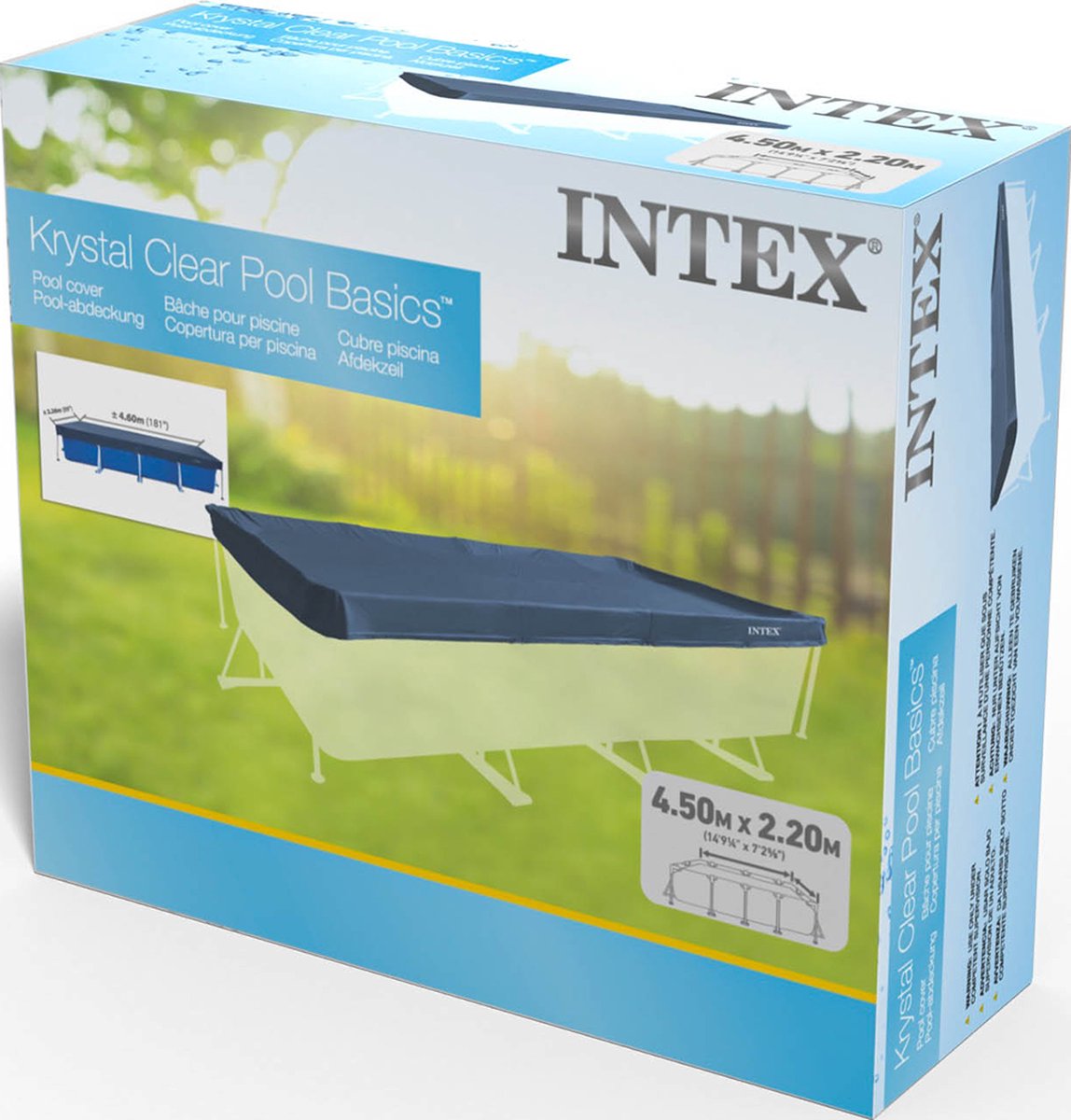 Intex Zwembad Afdekzeil Rechthoekig 450 x 220 cm — afbeelding 4