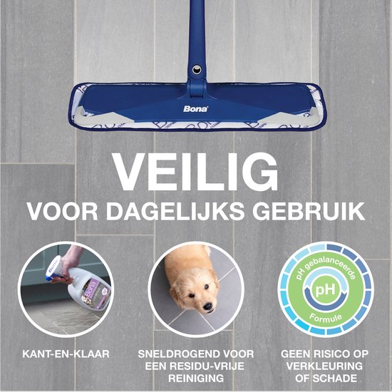 Bona Pet System Intensiefreiniger voor Harde Vloeren 1L - Huisdier Vlekkenreiniger en Geurverwijderaar - Urinegeur Verwijderaar - Stain Remover - Geschikt als Honden en Katten Spray