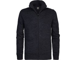 Petrol Industries - Heren Gebreid Vest Elim - Blauw - Maat XL
