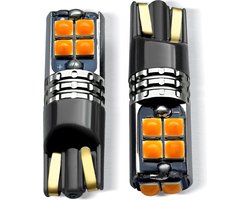 XEOD Lampen set – W5W T10 LED – Oranje licht canbus – 2 stuks