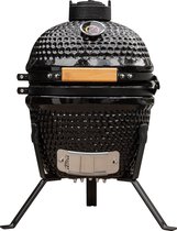 Bol.com BluMill Kamado BBQ Egg - Kamado 13 Inch - Houtskoolbarbecues - Zwart - Ø 27cm aanbieding