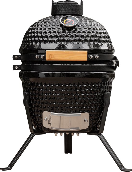 Foto: Blumill kamado bbq egg kamado 13 inch houtskoolbarbecues zwart 27cm