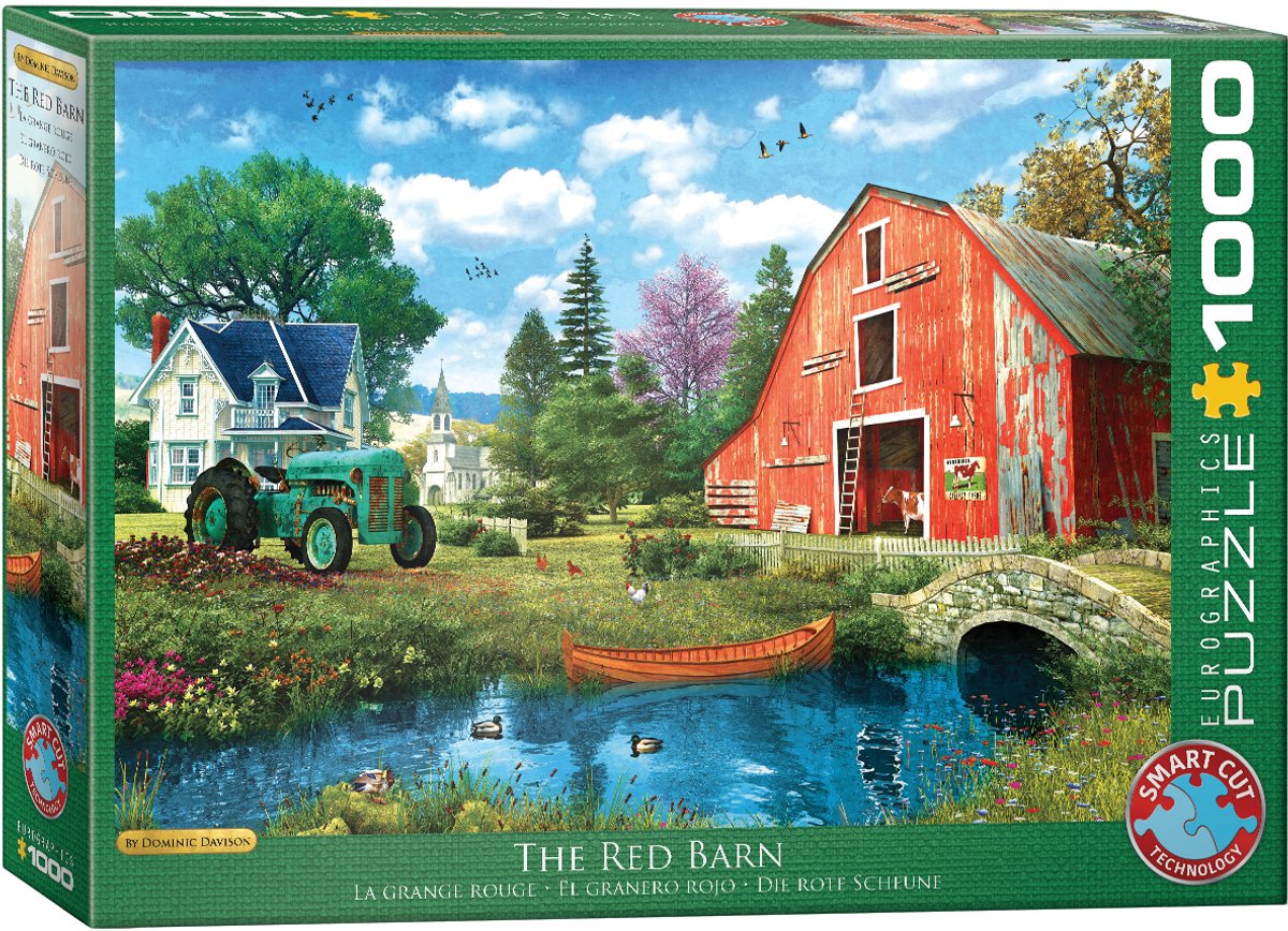 The Red Barn - Dominic Davison Puzzel (1000 stukjes)