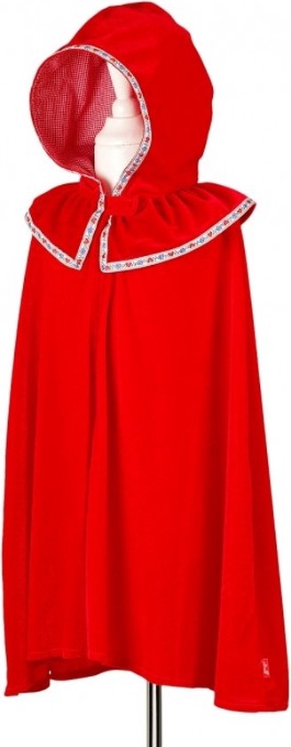 Rose & Romeo Souza Roodkapje cape, 4-8 jr/104-128 cm (1 stuk)