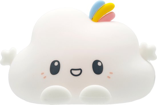 Nachtlampje Kinderen Wolk - Nachtlampje baby - babykamer - RGB - LED - 16 Kleuren - USB-C opladen - afstandbediening- kinderkamer accessoires - kinderkamer lamp - babyshower - oplaadbare nachtlamp — afbeelding 3