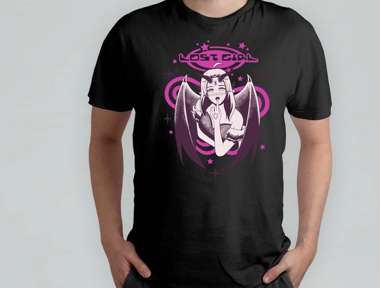 Lost Girl White - T Shirt - Anime - AnimeLove - OtakuLife - AnimeGirl - AnimeLiefde - OtakuLeven - AnimeVerslaafd - AnimeMeisje