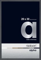 Nielsen Alpha Aluminium Fotolijst Glossy Dark Grey 20x30cm