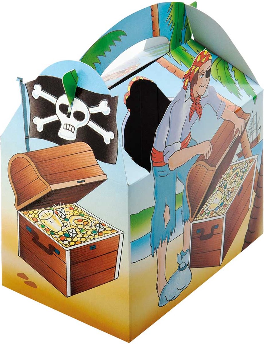 Image of 50x Happy kids menubox Pirates of the sea