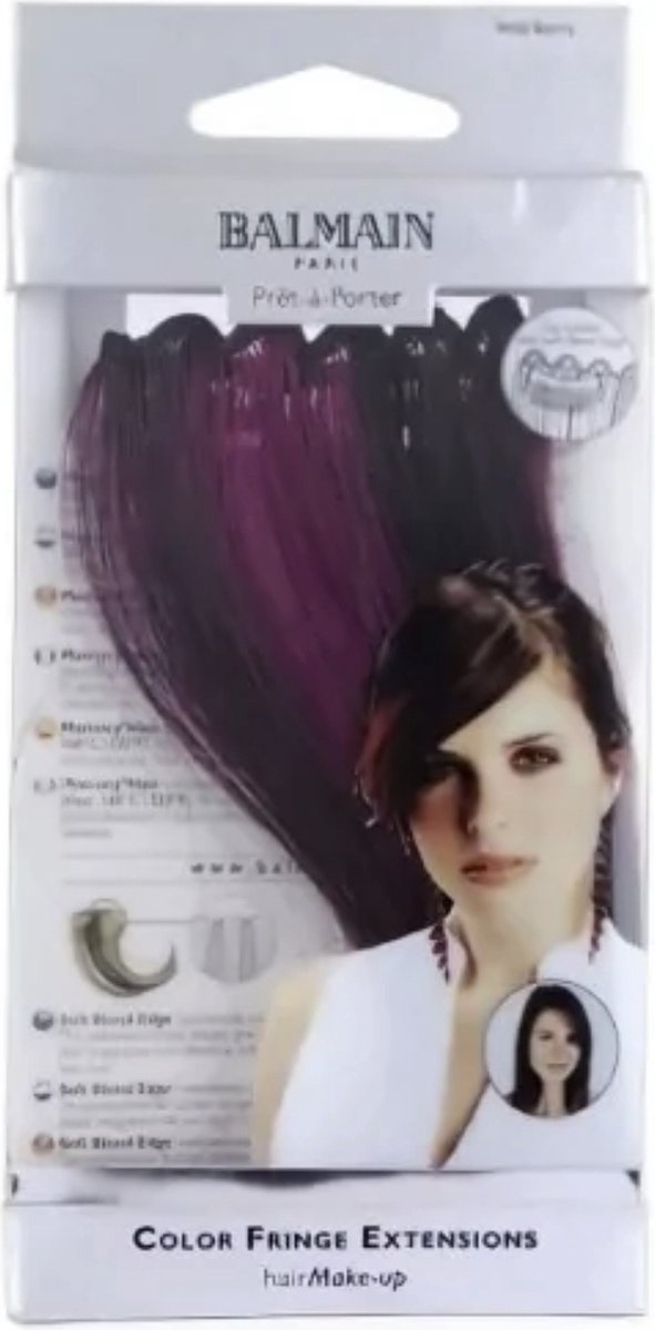 Balmain Hair Color Fringe-Wild Berry 15cm