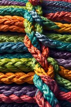 Tressé Poster | Corde Poster | Résumé Affiche | Affiche artistique | Affiche unique | Affiche moderne | 61x91cm | MT | Décoration murale | Affiche murale | Convient pour l'encadrement