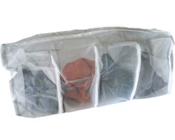 3BMT® Waszak Sokken - 4 compartimenten - houd je sokken bij elkaar