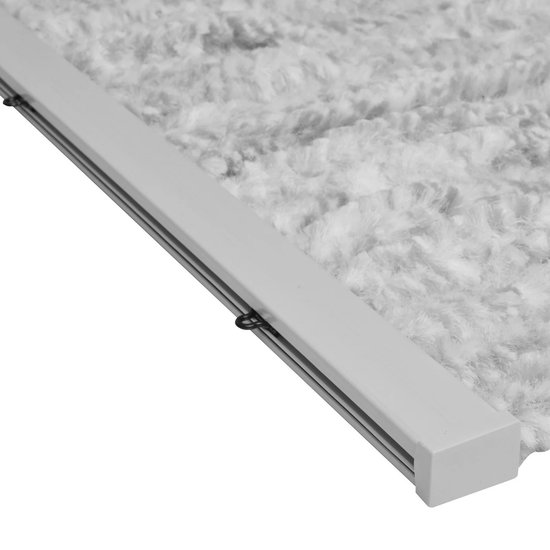 vliegengordijnenexpert vliegengordijn Kattenstaart Grijs-Wit gemeleerd 90x200 cm van Vliegengordijnenexpert — afbeelding 5