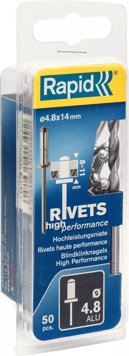 Rapid High performance klinknagel Ø4.8 x 14 mm - 5000389