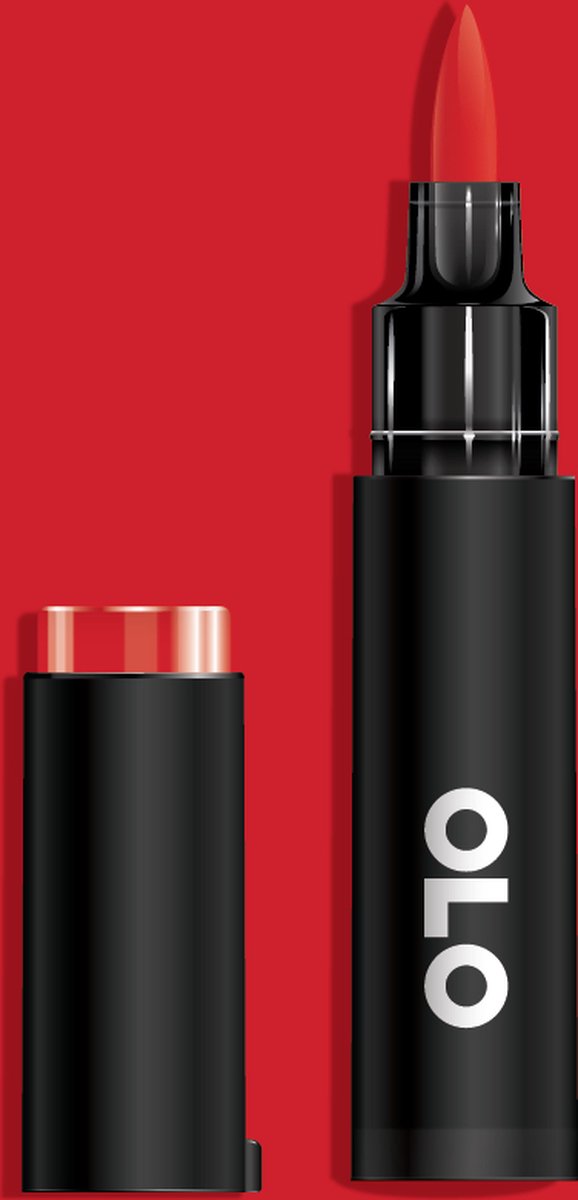 OLO Brush Halve Alcohol Marker R0.5 Vermilion