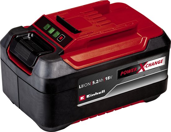 Foto: Einhell power x change plus batterij 18 v 5200 mah li ion