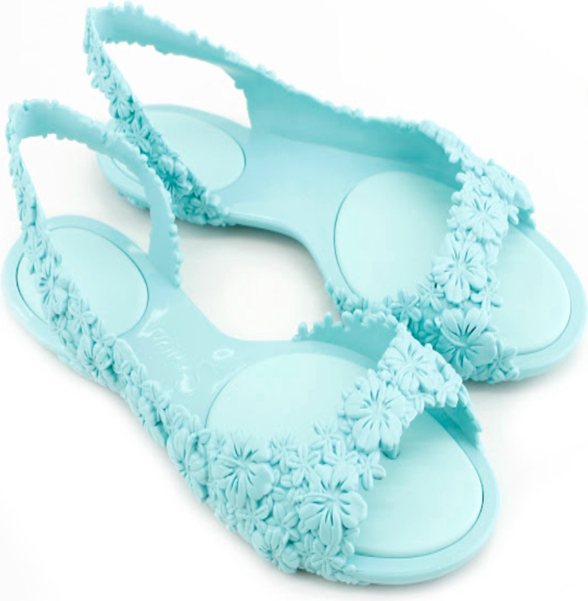 Eco-vriendelijk sandals/green-flowers/38