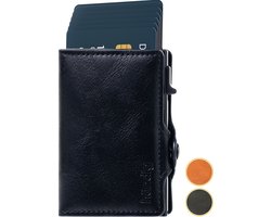 Hëndig Pasjeshouder Mannen - Creditcardhouder - Portemonnee - RFID Bescherming - Briefgeld & 11 Pasjes - Zwart Hëndig Pasjeshouder Mannen - Creditcardhouder - Portemonnee - RFID Bescherming - Briefgeld & 11 Pasjes - Zwart