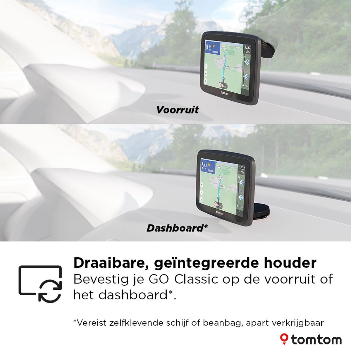 TomTom GO Classic 5 (2nd GEN) - Autonavigatie - Europa thumbnail 6