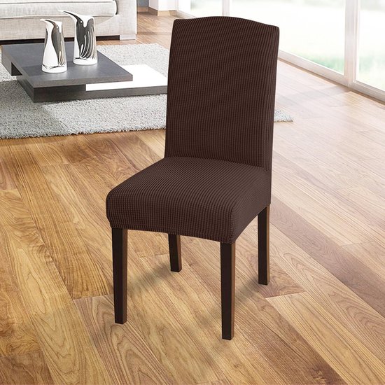 2 types de housse de chaise en tissu imperméable, housses de chaise de salle à manger extensibles, 1/2/4/6 pièces, housse de siège pour cuisine, maison, hôtel – acheter aux petits prix dans