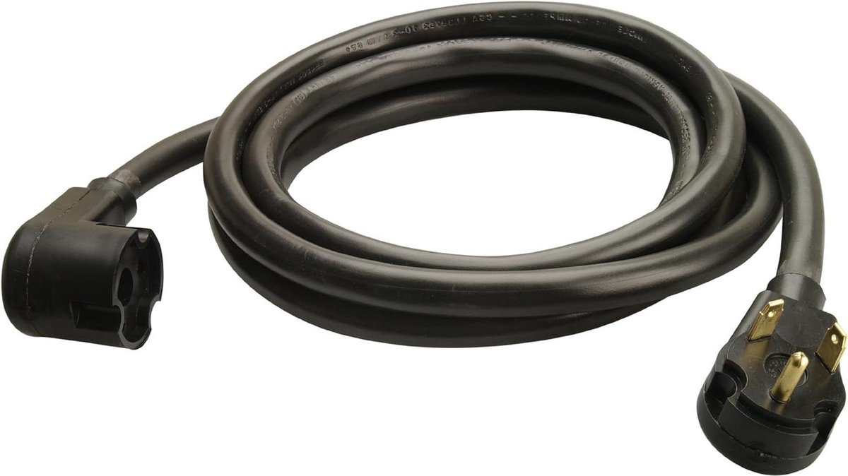 30 Amp Surge Guard RV Verlengsnoer - Mannelijke en Vrouwelijke Adapter 10 Voet