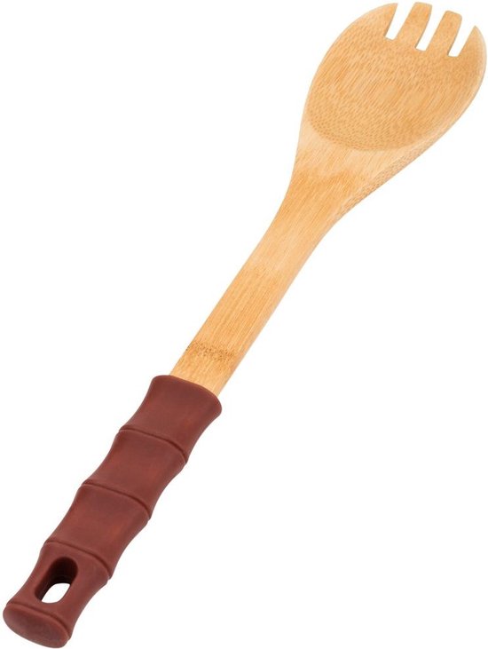 Belle Vous 12 Stuks Houten Lepel - 3,9 x 30,2 cm - Blanco, Onafgewerkt Keukengerei met Antiaanbaklaag - Multifunctionele Lepels voor Roeren, Serveren, Mengen, Bakken en Poppen